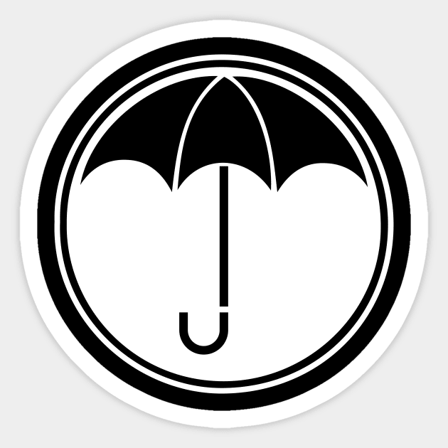 Umbrella Academy - Classic Logo Sticker by Dopamine Creative